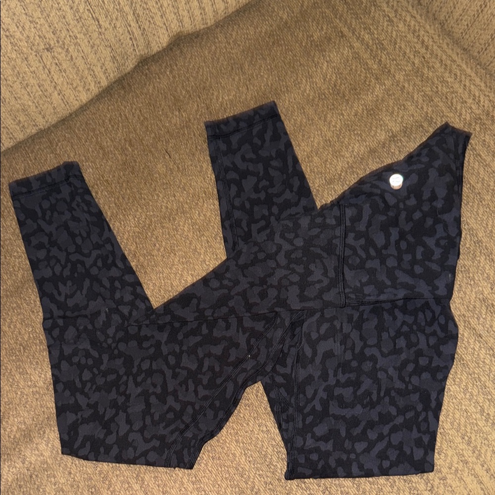 Lululemon Athletica Dark Patterned Leggings